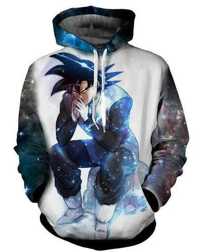 Dragon Ball Super Goku Black Allover Print Hoodie