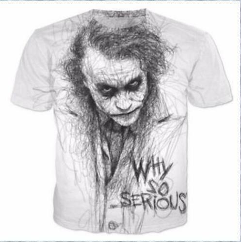 magasin Es Whirlpool The Joker Heath Ledger "Why so serious?" Allover Print T-Shirt – Final  Fandoms