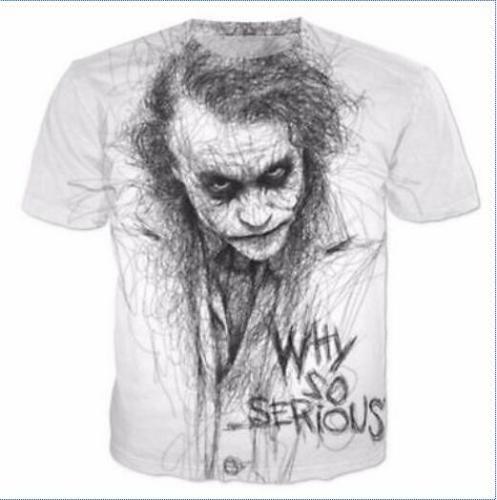 Joker t shirt heath ledger clearance