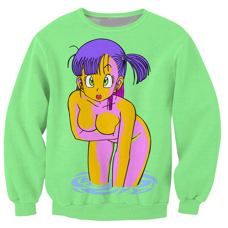 Dragon Ball Z Naked Bulma Shirt- Green