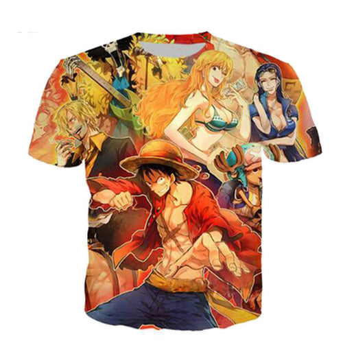 One Piece Straw Hat Pirates Crew T-Shirt