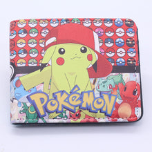 Load image into Gallery viewer, Pokemon Ash &amp; Pikachu Bi-Fold Wallet