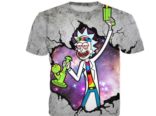 Rick and Morty Stoner Rick T-Shirt